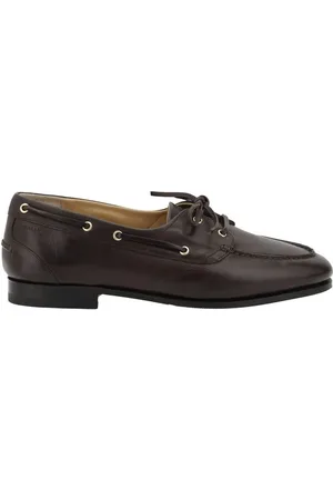 Bally Sailor Shoes, male, , Size: 9 US Leather Loafers with Boat-Inspired Design