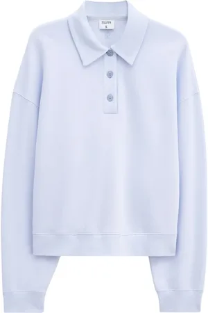 Filippa K Polo Shirts, female, , Size: M Polo Sweatshirt with Polokragen