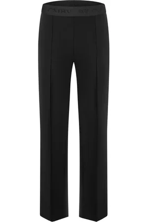Cambio Wide Trousers, female, , Size: XS Wide Trousers with Elastic Waist