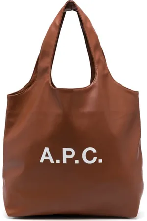 A.P.C. Tote Bags, female, , Size: ONE SIZE Ninon Logo Print Tote Bag