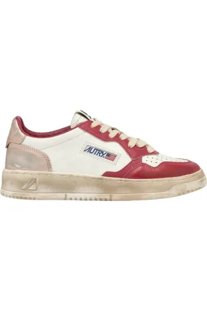 Autry Sneakers, male, , Size: 10 US Vintage White Rose Copper Sneakers