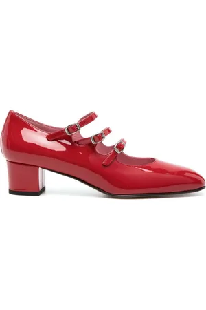 Carel Pumps, female, , Size: 11 US Patent Leather Buckle Flats