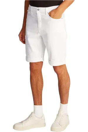 Calvin Klein Denim Shorts, male, , Size: W34 Zip Button Shorts with Pockets