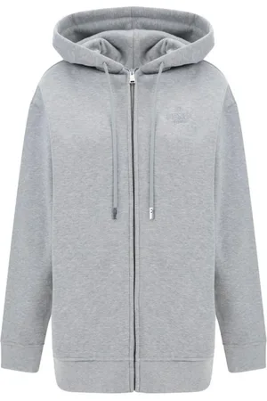 Fendi Zip-throughs, female, , Size: S Zip-Up Hoodie Relaxed Fit