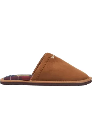 Barbour Slippers, female, , Size: 11 US Everitt Mule Slipper in Camel