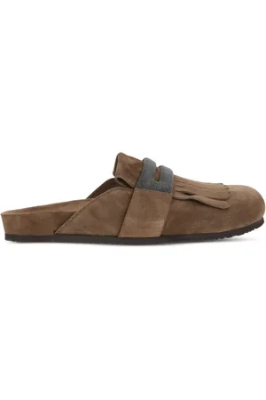 Brunello Cucinelli Mules, female, , Size: 6 US Slip-On Flat Shoes