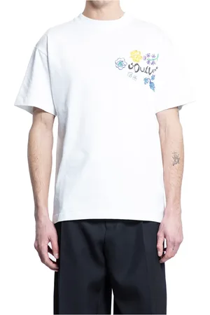 Soulland T-Shirts, male, , Size: L Flora Graphic Logo Print T-Shirt