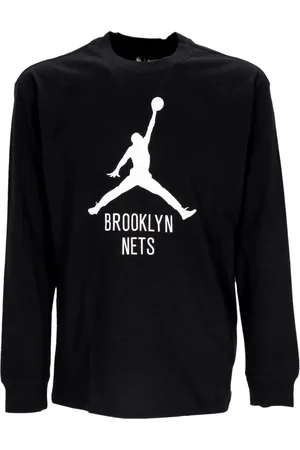 Jordan Long Sleeve Tops, male, , Size: XL Brooklyn Nets Long Sleeve Tee