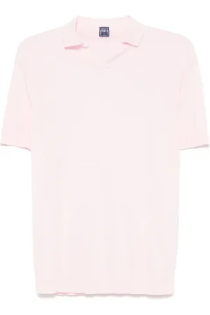 FEDELI Polo Shirts, male, , Size: XL V-Neck T-shirts and Polos