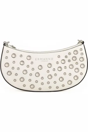 ERMANNO SCERVINO Handbags, female, , Size: ONE SIZE Round Crossbody Bag with Zipper Closure