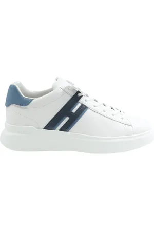 Hogan Sneakers, male, , Size: 7 US Leather Sneakers with H Detail