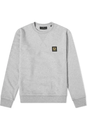 Belstaff Sweatshirts, male, , Size: S Classic Logo Sweatshirt in Old Silver