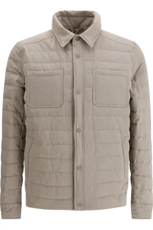 HERNO Light Jackets, male, , Size: S Quilted Striped Jacket