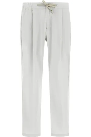 HERNO Straight Trousers, male, , Size: S Breathable Stretch Nylon Trousers