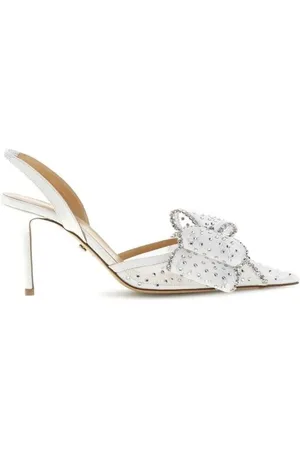 Mach & Mach Pumps, female, , Size: 9 US Elegant Bow Rhinestone Stiletto Heels