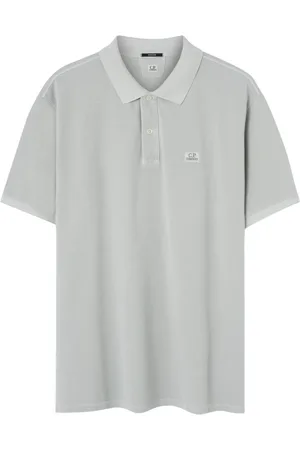 C.P. Company Polo Shirts, male, , Size: S Embroidered Logo Polo T-shirts Collection