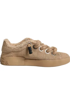 Dolce & Gabbana Sneakers, male, , Size: 11 US Jute Low Top Sneakers