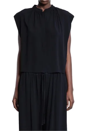 THOM KROM Sleeveless Tops, female, , Size: M Viscose Jersey Blouse