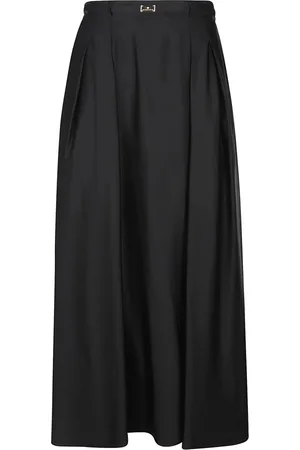 Elisabetta Franchi Midi Skirts, female, , Size: M Belted Skirt