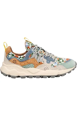Flower Mountain Sneakers, female, , Size: 7 US Technical Fabric and Suede Sneakers