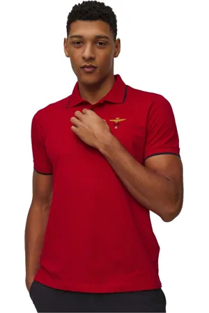 Aeronautica Militare Polo Shirts, male, , Size: XL Cotton Polo Shirt