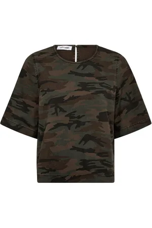 Co`Couture T-Shirts, female, , Size: S Camouflage Denim Blouse