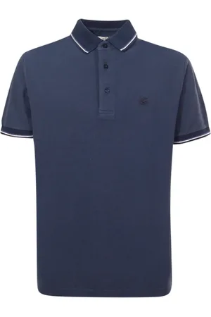 Etro Polo Shirts, male, , Size: XL Polo Shirt Solid Color Cotton