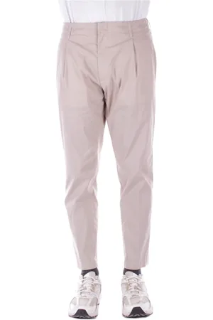 Dondup Slim-fit Trousers, male, , Size: W38 Trousers with Zipper Closure