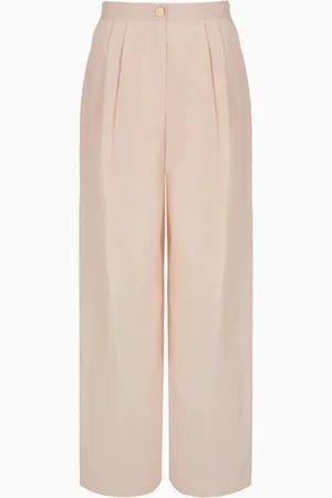 Armani Exchange Wide Trousers, female, , Size: S Stylish Trousers