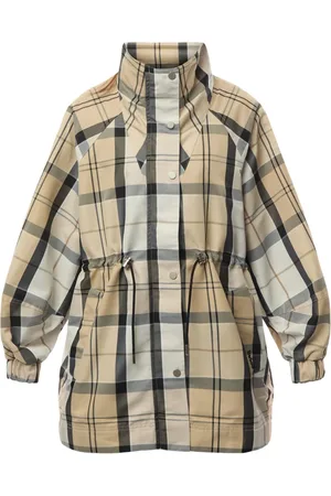 Barbour Light Jackets, female, , Size: XS Checked Showerproof Jacket in