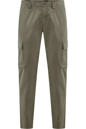 Bomboogie Slim-fit Trousers, male, , Size: W38 Cargo pants in Gabardine