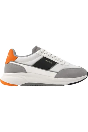 Axel Arigato Sneakers, male, , Size: 7 US Grey Sneakers with Orange Details