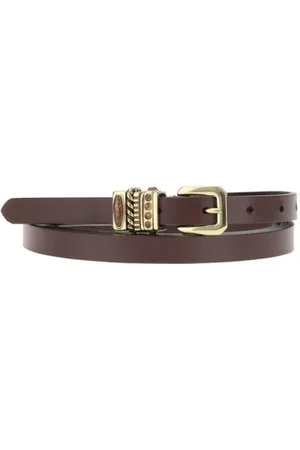 Etro Belts, female, , Size: 75 CM Stylish Leather Belt with Metallic Details
