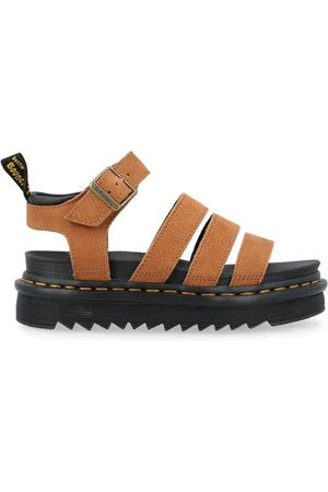 Dr. Martens Flat Sandals, female, , Size: 6 US Classic Leather Boot in Dark