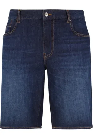 Armani Exchange Denim Shorts, male, , Size: W30 Stylish Trousers for Men