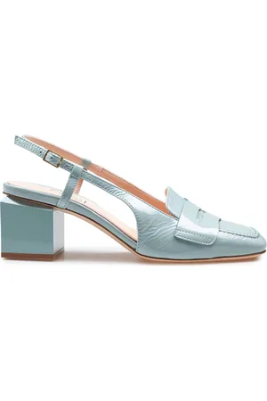 AGL ATTILIO GIUSTI LEOMBRUNI Pumps, female, , Size: 6 US Classic Moccasin in Matcha Patent Leather