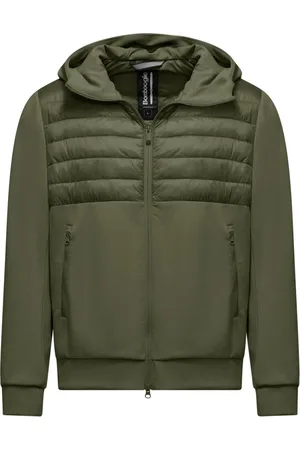 Bomboogie Winter Jackets, male, , Size: XL Bi-material nylon and knit jacket with hood