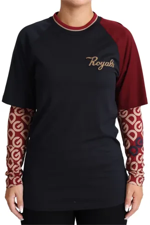 Dolce & Gabbana T-Shirts, female, , Size: XS Royals Crewneck Pullover