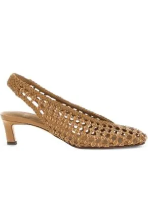 Fendi Pumps, female, , Size: 6 US Woven Slingback Pumps