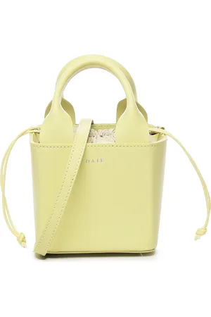 D.A.T.E. Bucket Bags, female, , Size: ONE SIZE Leather Cube Bag