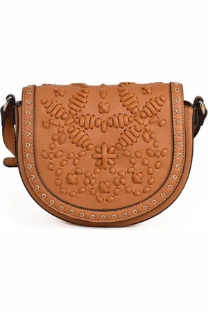 ERMANNO SCERVINO Cross Body Bags, female, , Size: ONE SIZE Round Flap Promise Mini Shoulder Bag