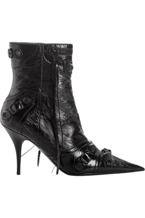 Balenciaga Heeled Boots, female, , Size: 7 US Rebel Buckle Boots