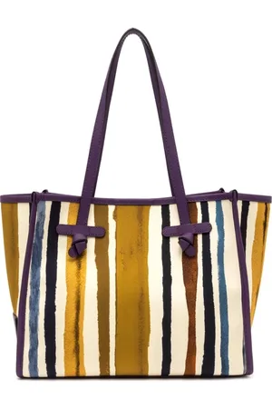 Gianni chiarini Tote Bags, female, , Size: ONE SIZE Marcella Printed Cotton Tote Bag