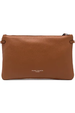 Gianni chiarini Cross Body Bags, female, , Size: ONE SIZE Caramello Green Leather Crossbody Bag