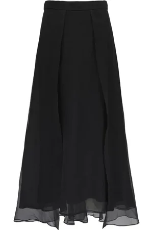 Brunello Cucinelli Maxi Skirts, female, , Size: XS Flared Maxi Skirt