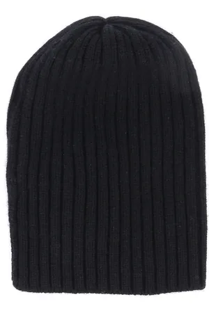 FEDELI Beanies, male, , Size: ONE SIZE Cashmere Ribbed Cap