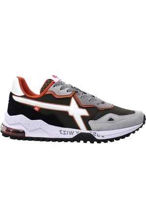 W6YZ Sneakers, male, , Size: 9 US Gray Breathable Sneakers Urban Style