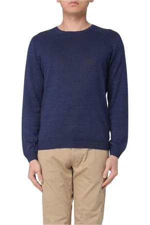 FAY Round-neck Knitwear, male, , Size: L Sweater Collection