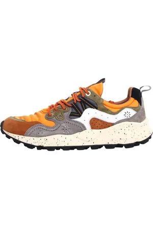 Flower Mountain Sneakers, male, , Size: 9 US Warm Brown Mustard Suede Sneakers