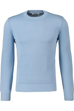 Gran Sasso Round-neck Knitwear, male, , Size: 3XL Light Sweater